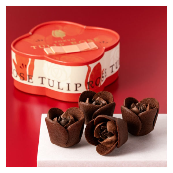 日本限定Tokyo Tulip Rose 玫瑰曲奇