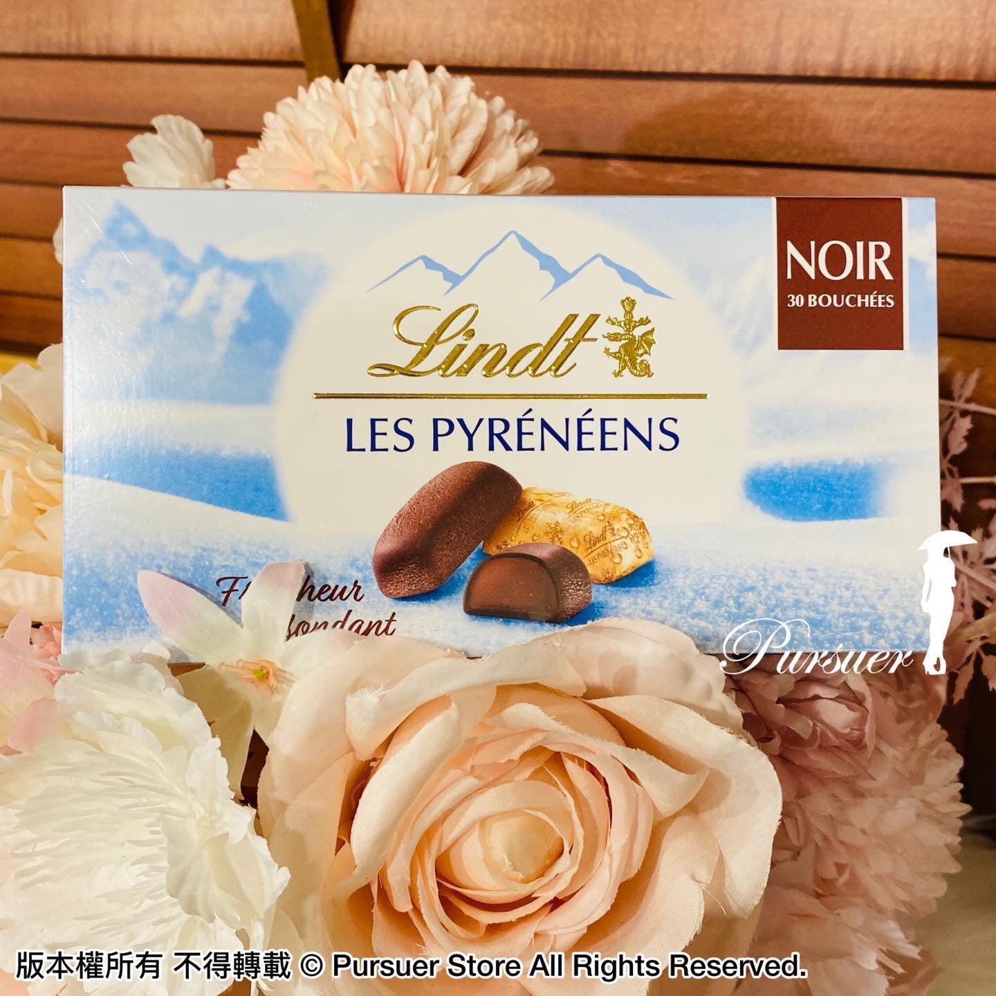 Lindt 聖誕限定 Les Pyrénéens 雪山朱古力 (1盒24粒)