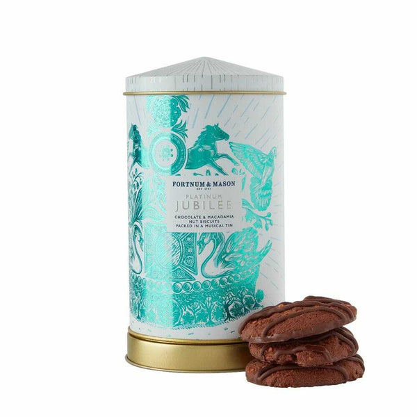 Fortnum's Platinum Jubilee Mini Musical Biscuit Tin (150g)