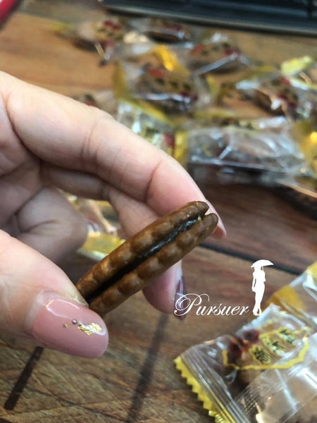【台灣手工】黑糖麥芽餅(200g，25-28個/包)
